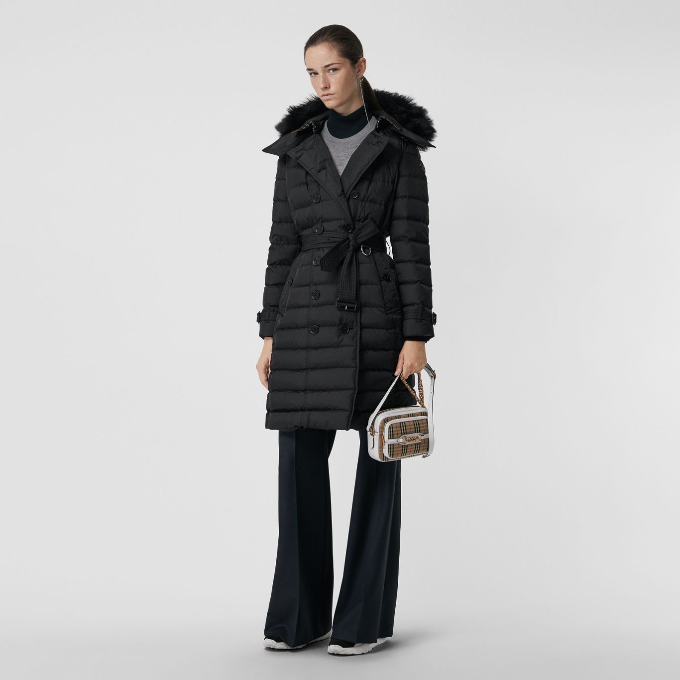 Detachable Hood Down-filled Puffer Coat